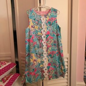 Lilly Pulitzer Girls Colorful Juice Stand Shift
